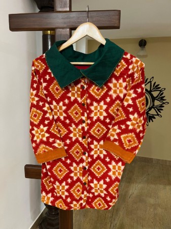 Picture of Bold & Block Teliya Rumal kurta