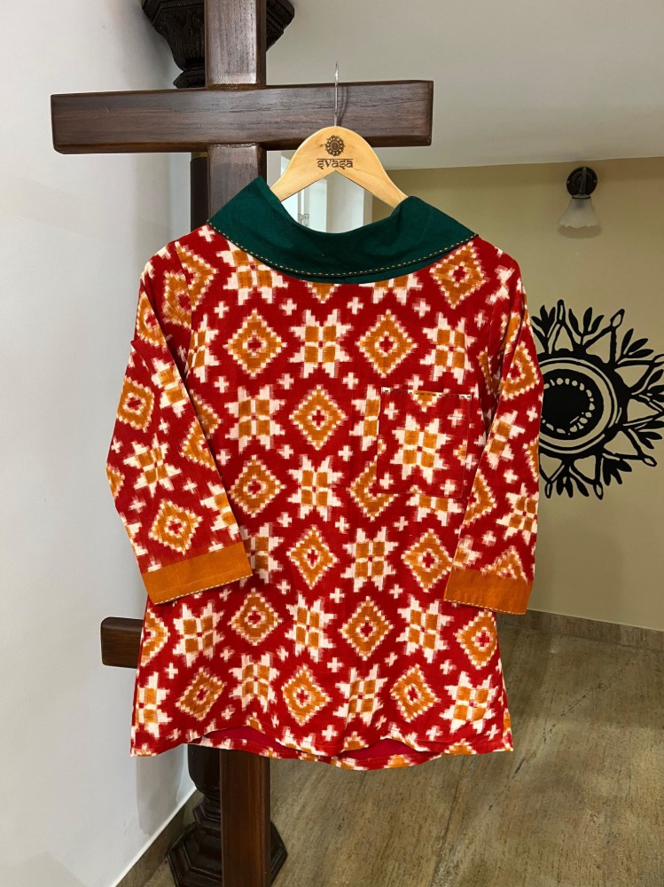 Picture of Bold & Block Teliya Rumal kurta