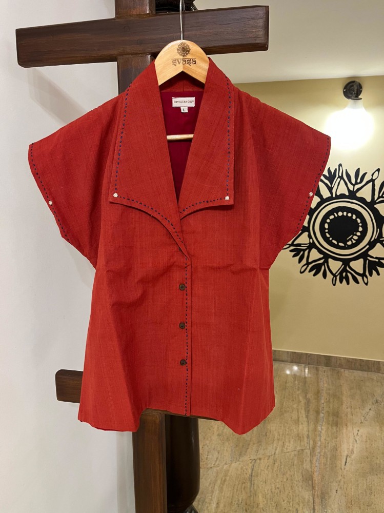 Picture of Maati Top – Madder Terracotta
