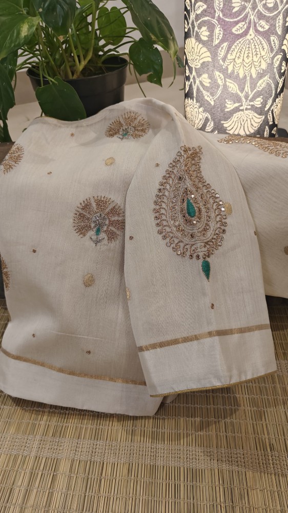 ✨ Subtle Splendour in Chanderi ✨